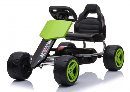 [PH1803V] GoKart Verde Llanta de Plástico 3a+ 30Kg Max