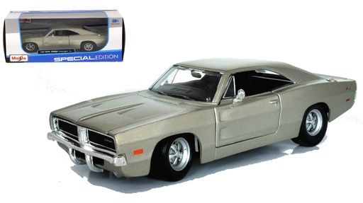 [MB31256] Carro Escala 1:25 1969 Dodge Charger R/T 3a+