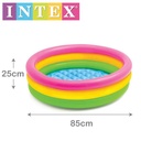 Piscina Inflable 3 Anillos Neón 91x23cm 13a C6