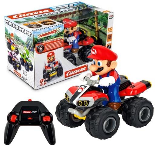[CC0996X] Vehiculo Cuadraciclo R/C de Mario Kart Mario Bros 6a+ (370200996)