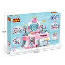 Juego de construccion 4 en 1 " Ciudad Salon de belleza " 653 piezas