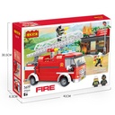Bloques de Construcción Bomberos 411pzs