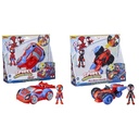Vehiculos con Figuras.Luces y Sonidos Spidey and Amazing Friends ( Se venden por Separado Surtido de 2) 3a+