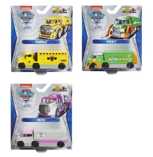 [BT6063833] Vehiculos Paw Patrol Big Truck Pups de Metal Surtido de 4 / 3A+ (Se venden por separado)