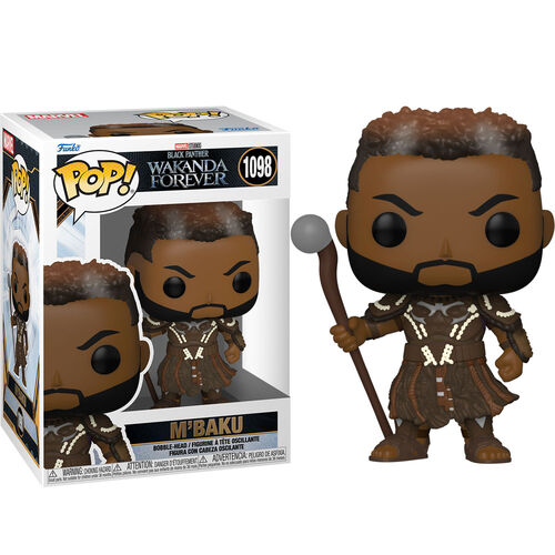 [FK63942] Figura Funko Pop! Marvel Wakanda Forever (1098) M`Baku 3a+