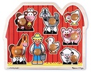 Figuras de Madera de Encajar Amigos de la Granja 1a+