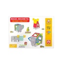 Set de Bloques Magnéticos para Crear Animales de la Granja 60Pzs 3a+ (452717)