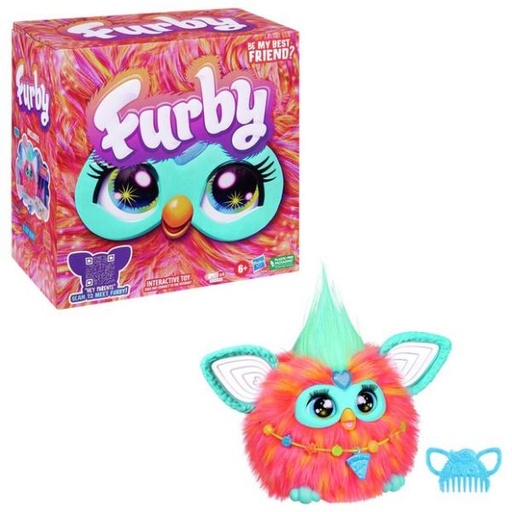 [HBF6744] Furby Interactivo Sé mi Mejor Amigo Rosado 6a+