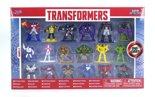 [JA33675] Figuras Nano Transformers Set de 18 3a+
