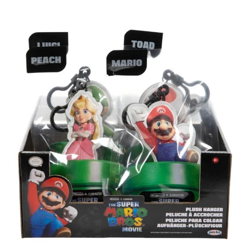 [JP417234] Peluches Llavero de Super Mario Bros Movie ( Surtido de 4 Se venden por Separado )