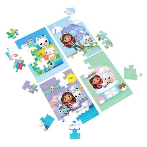 [BT6067990] Set de 4 de 4 Rompecabezas de La Casa de Gabby 4a+