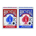 Baraja de Cartas Bicycle Jumbo Rojo Azul Blister de 2 (60088)