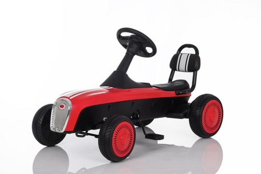 [PHK02R] GoKart Rojo Llanta de Plástico 3a+ 30Kg Max