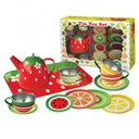 Juego de Té Frutal Aluminio 15pzs 3a+