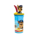 Vaso con Tapa 3D de Paw Patrol 360ml