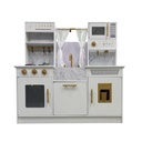 Cocina de Madera de Juguete Con Accesorios 3a+ (98cm x 35cm x15cm)