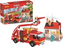 Camión de Bomberos y Casa 328pzs 6a+