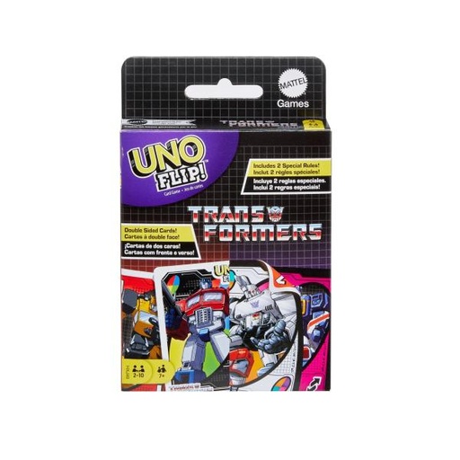 [MTHXJ49] Mattel Games - UNO Flip Transformers